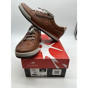 Tried On Fluchos 39025 Men's Sz 43 US 10 Cognac Brown Leather ETNA F0148 $219